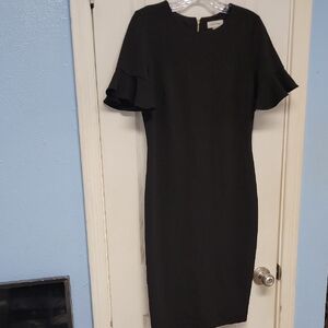 Calvin Klein Black Long Sleeve Dress